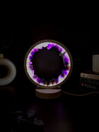 Amethyst Gemstone Crytsal Lamp