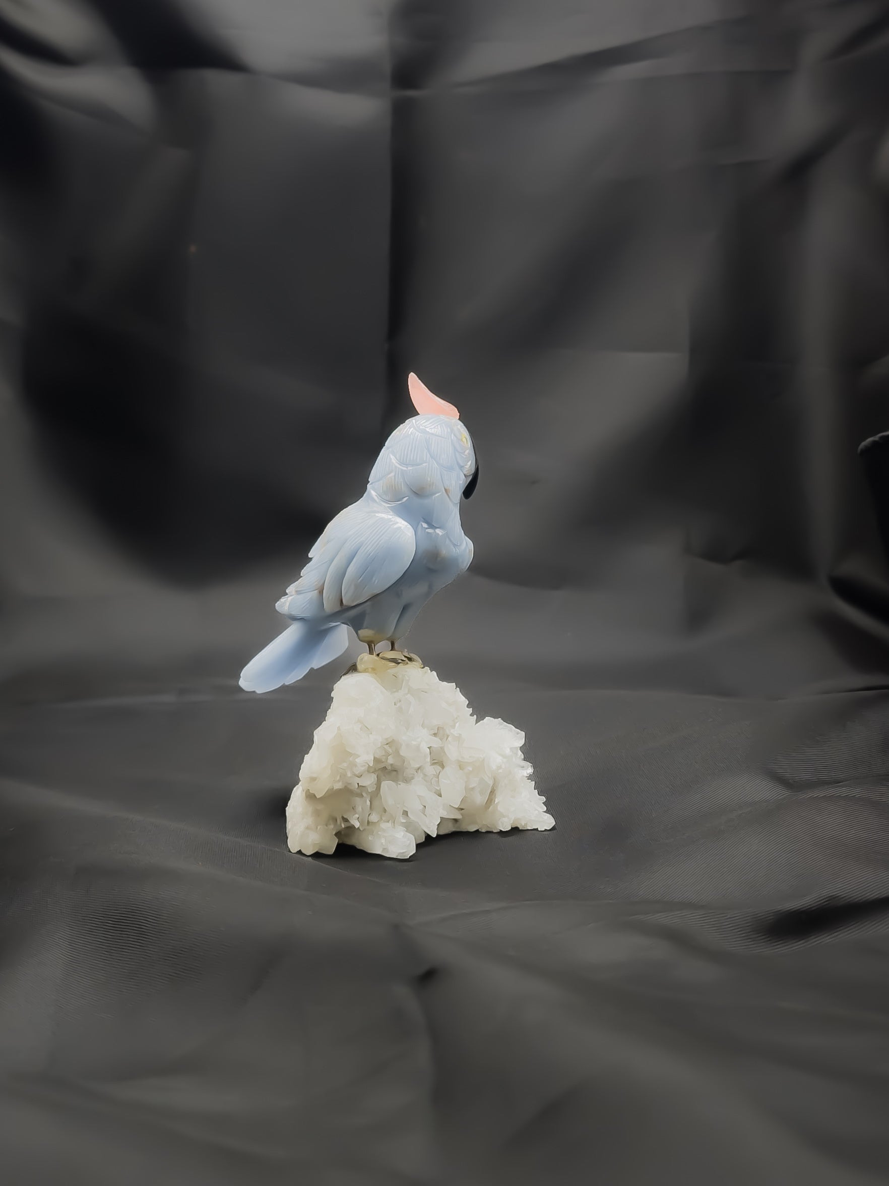 Gemstone Bird Sculpture