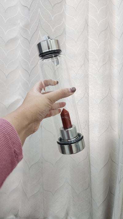 Unique crystal water bottle