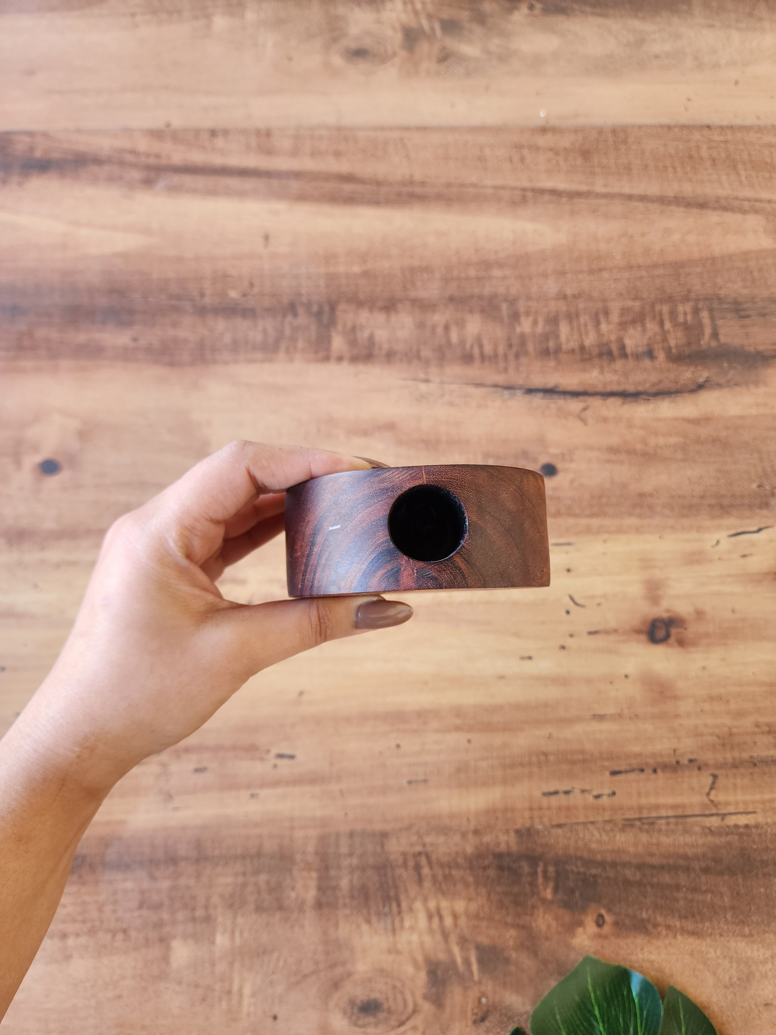 Wooden Vase - Natural Minimal Décor Accent