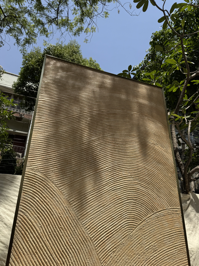 Gilded Grain Texture Artwork on Canvas Luxury Wall Art