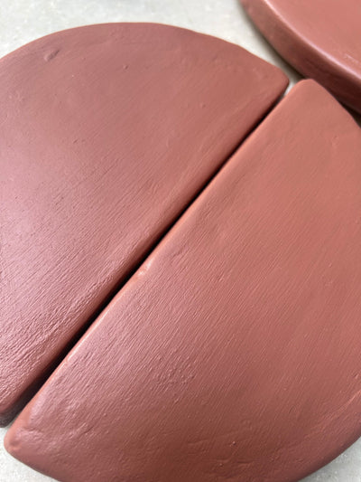 Clay Crescent Terracotta Wall Art for Home Decor