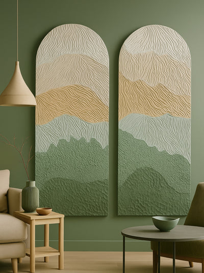 Layered Landscape IV Abstract Wall Art