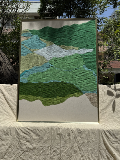 Horizon Tapestry Acrylic Wool Modern Wall Art