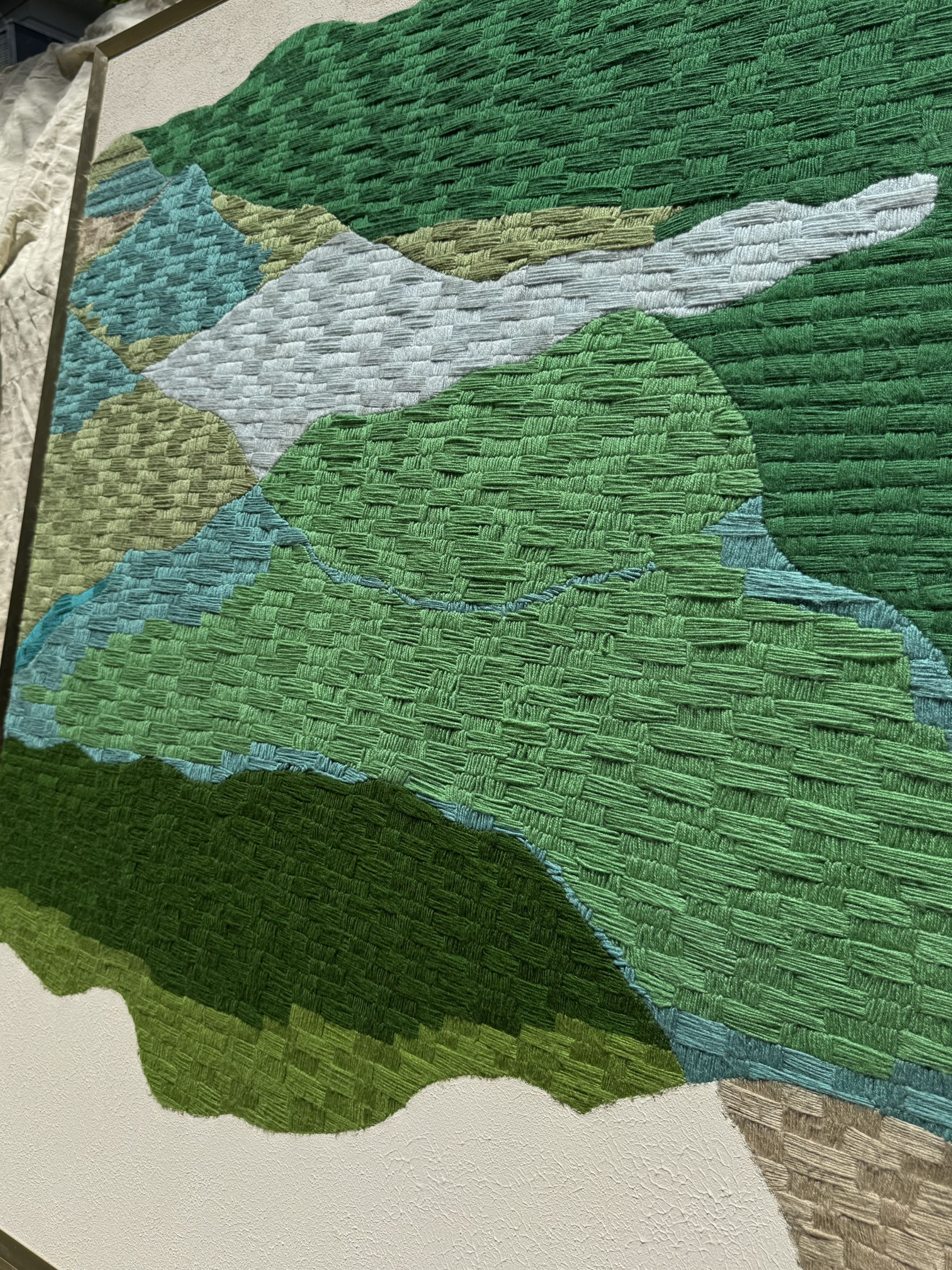 Horizon Tapestry Acrylic Wool Modern Wall Art