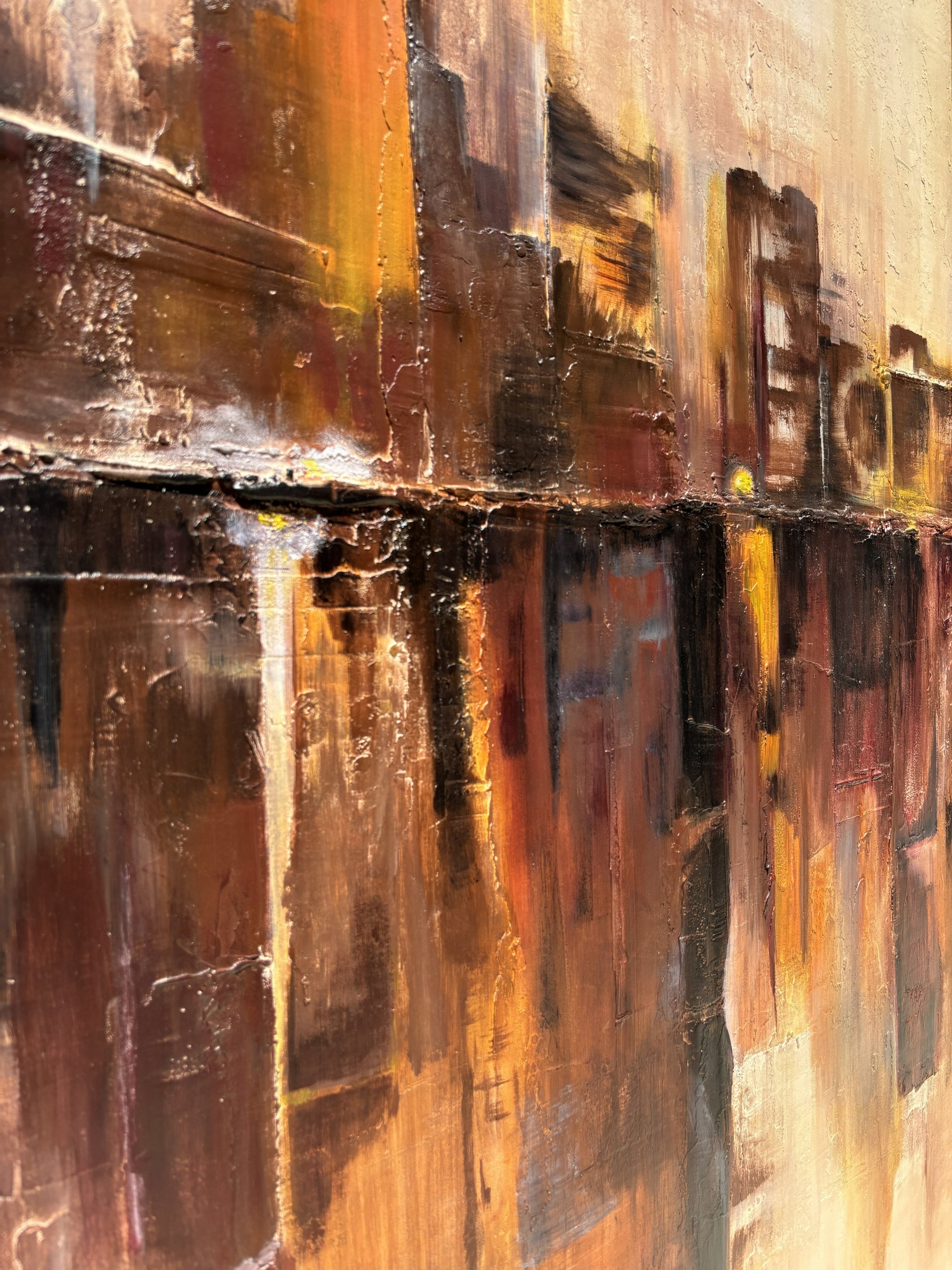 Burnt Residue Modern Textured Wall Art for Stylish Homes