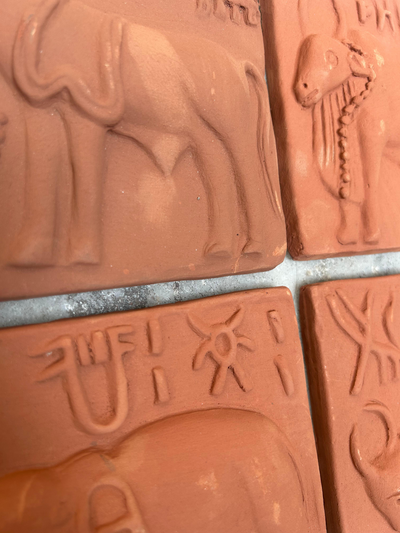 Tribal Spiritis Handmade Terracotta Wall Decor for Interiors