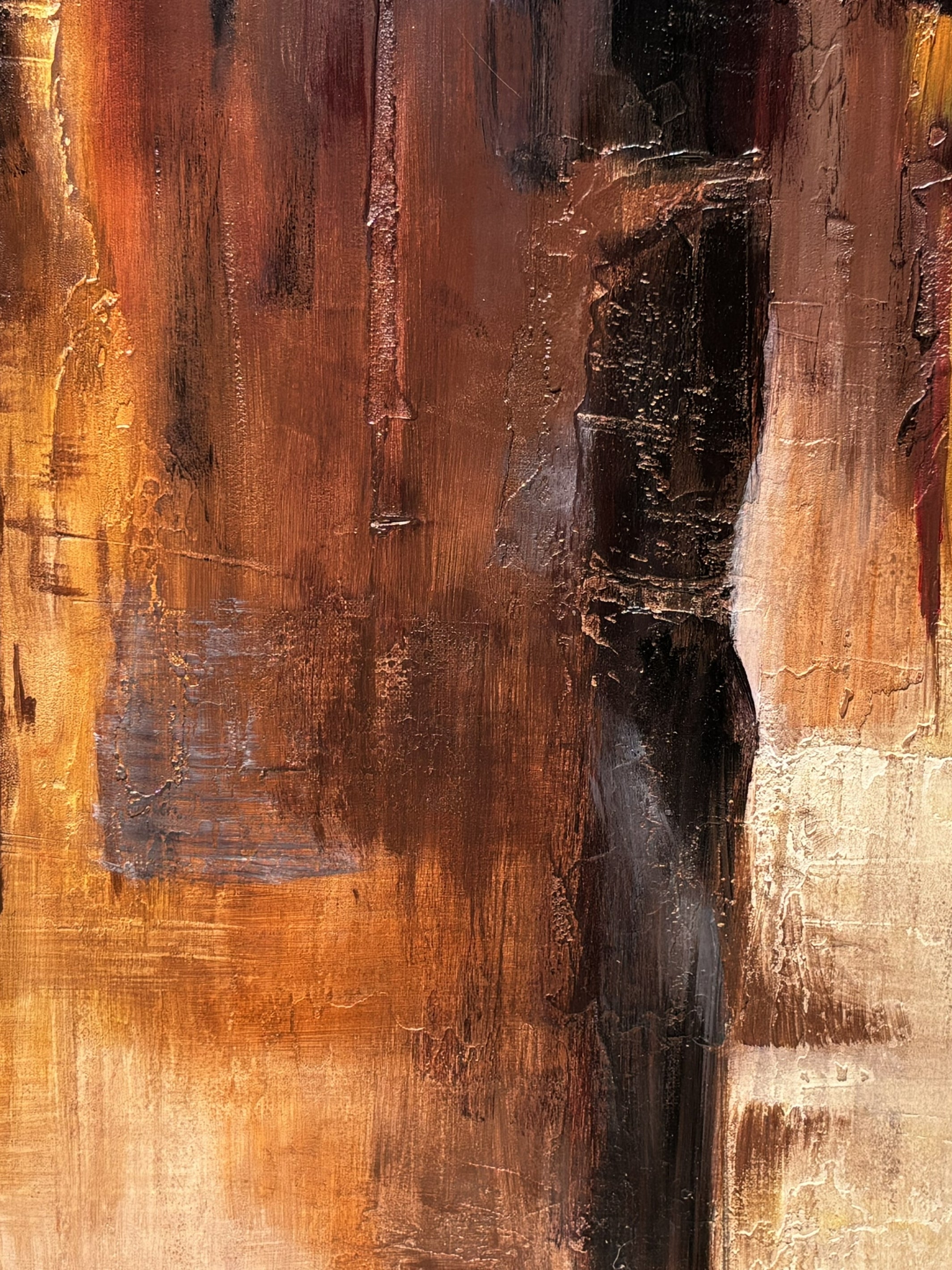 Burnt Residue Modern Textured Wall Art for Stylish Homes