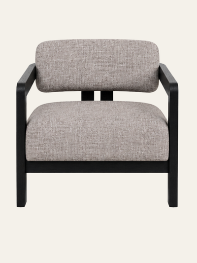 Kayra Accent Chair in Black Teak Wood Finish