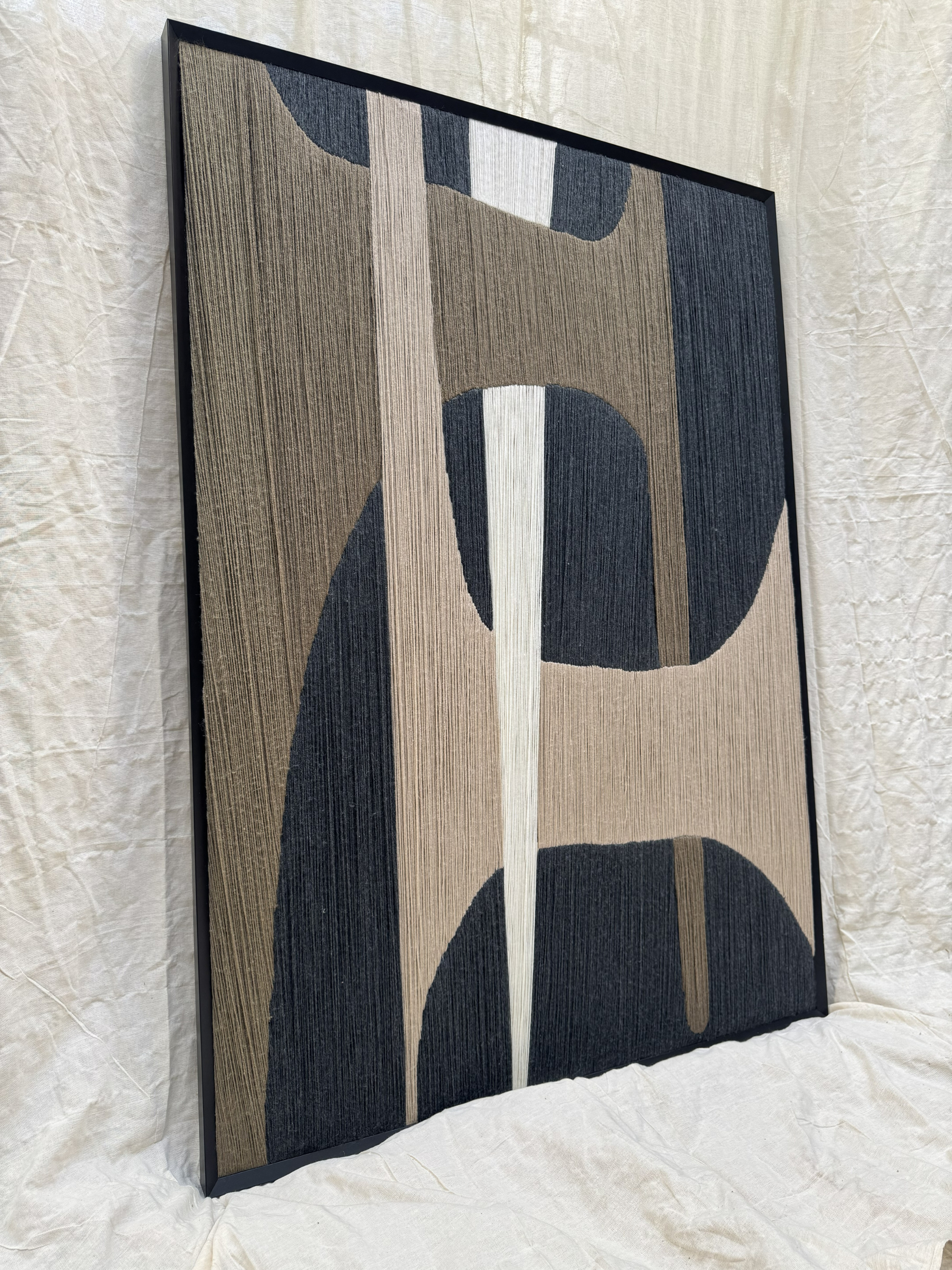 Threaded Intersections Acrylic wool Art for Modern Homes