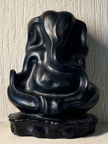 Ganesha Figurine - Charcaol