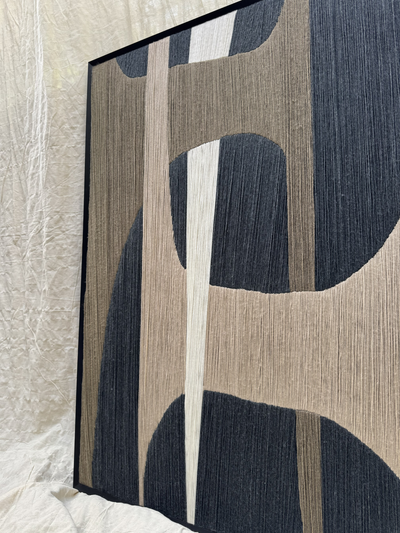 Threaded Intersections Acrylic wool Art for Modern Homes