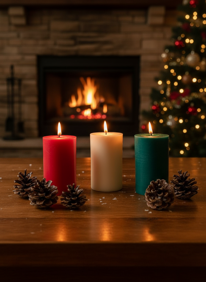 Noel Trio Candle Set of 3