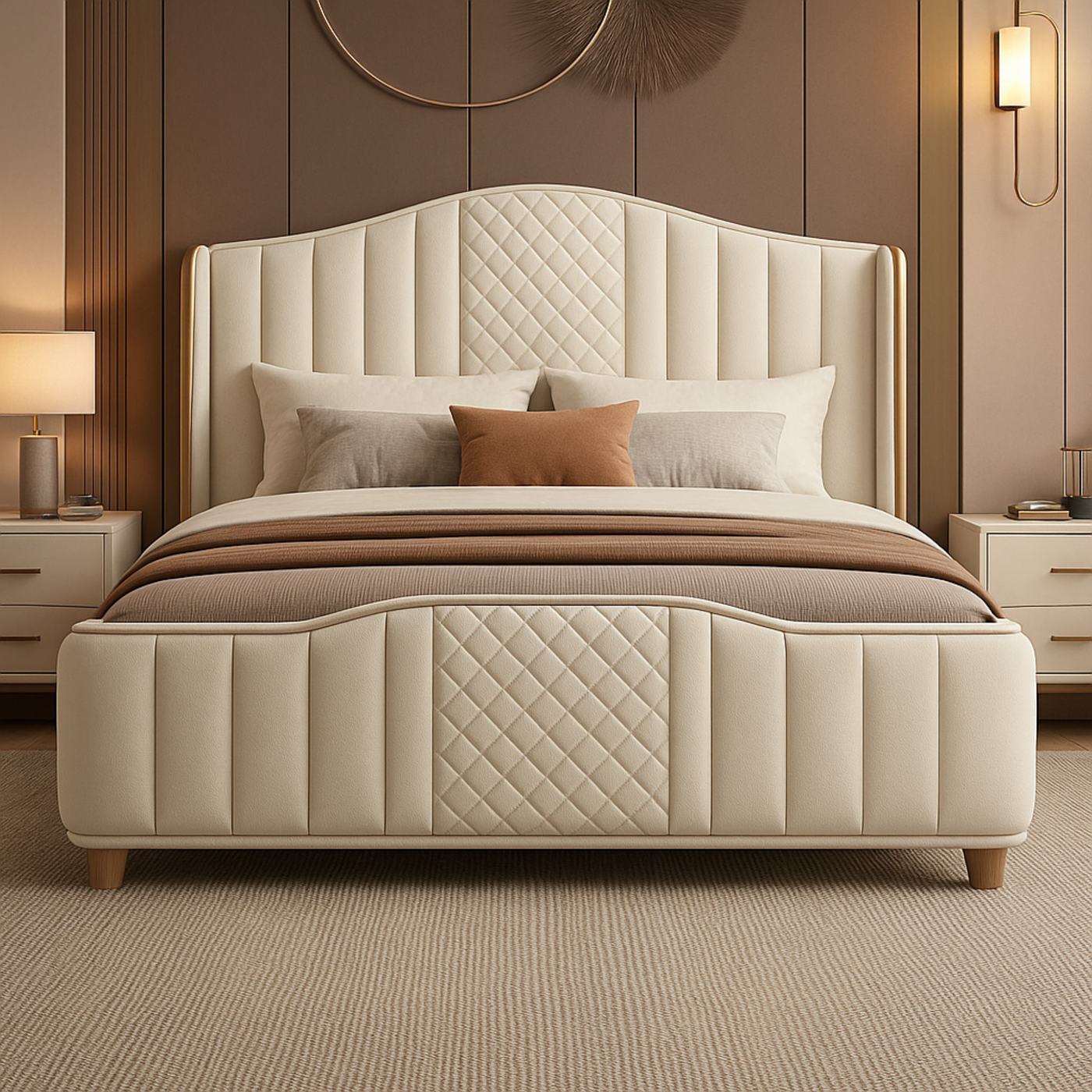 Copenhagen Cloud Bed in Boucle