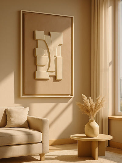 Muted Motion Abstract Wall Decor Art
