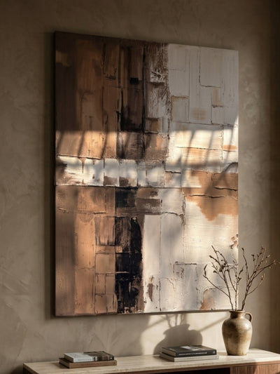 Rusted Landscape II Canvas Modern Textured Wall Art