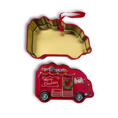Santa’s Delivery Truck Tin