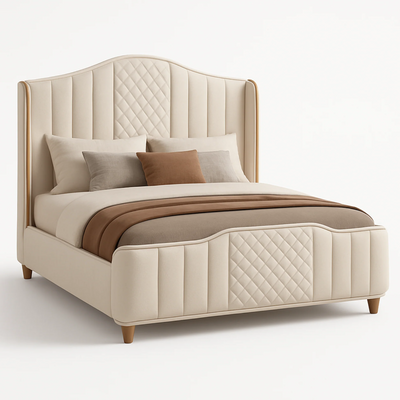 Copenhagen Cloud Bed in Boucle