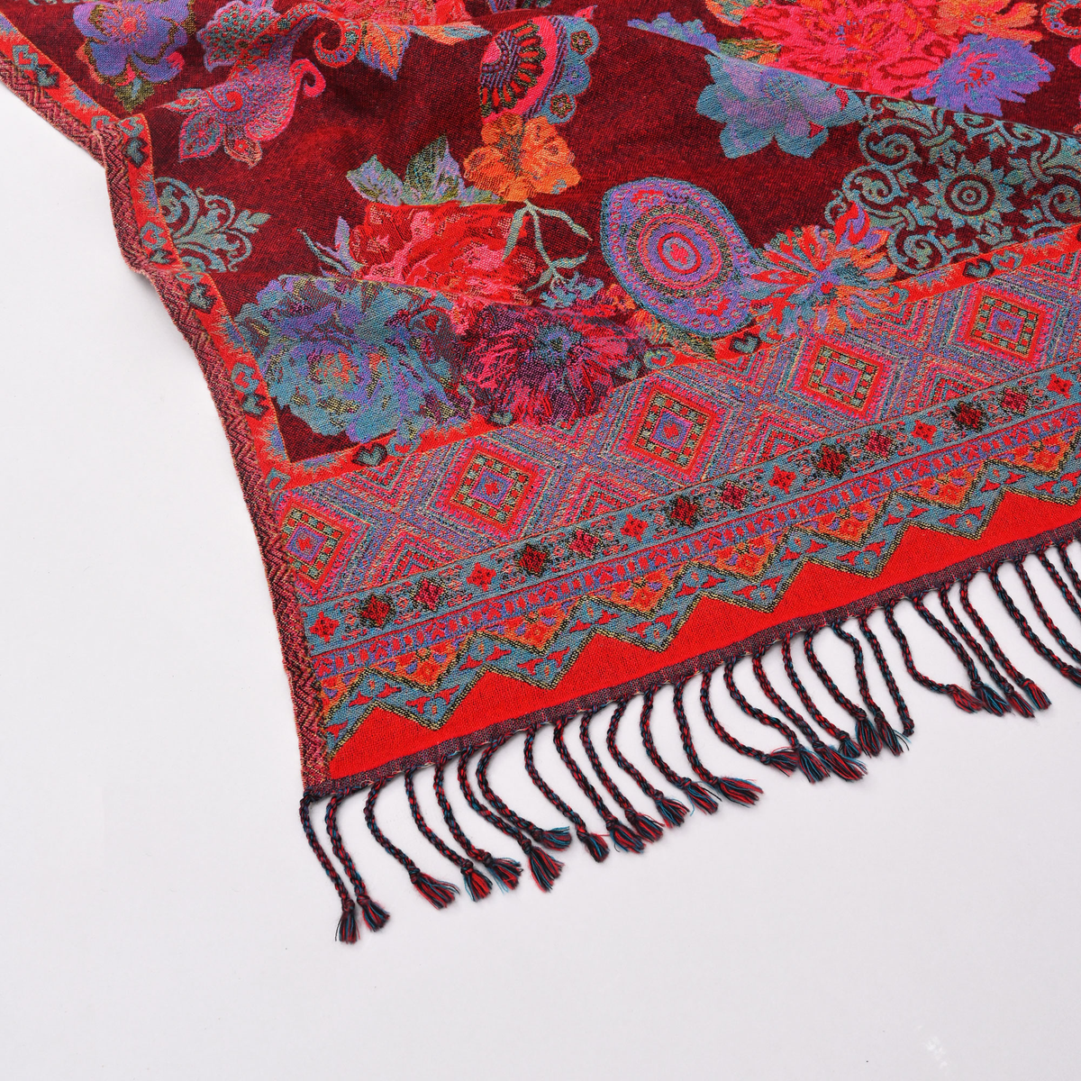 Fine Throws Throws | Crimson Royale Fine Wool Throw