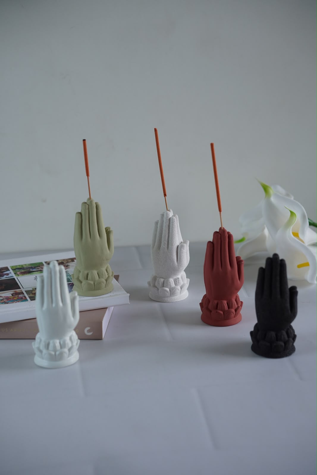 Praying Hands Incense Holder