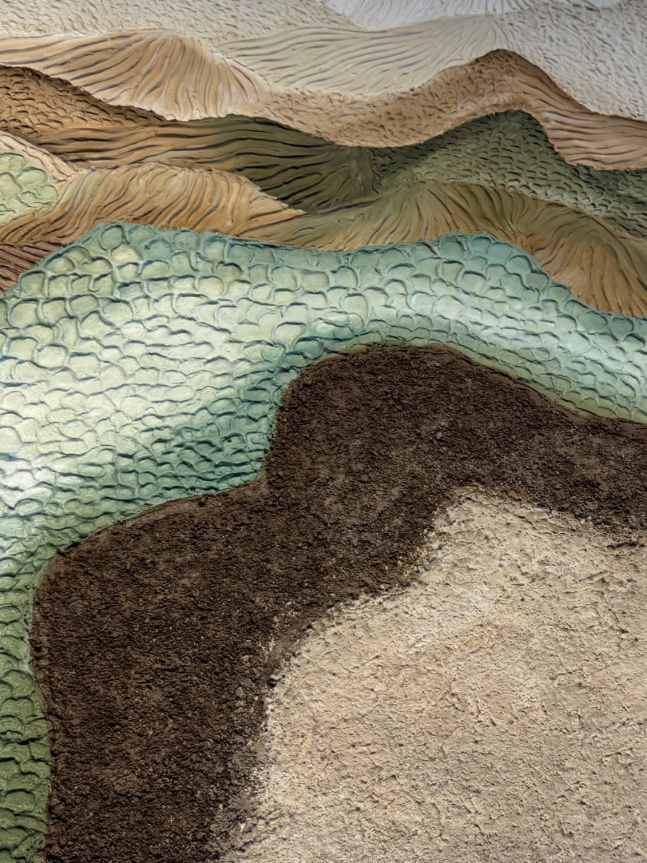 Veins of the Earth Textured Landscape for Modern Interiors
