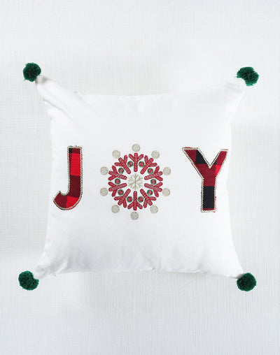 CUSHION COVER Embroidery JOY