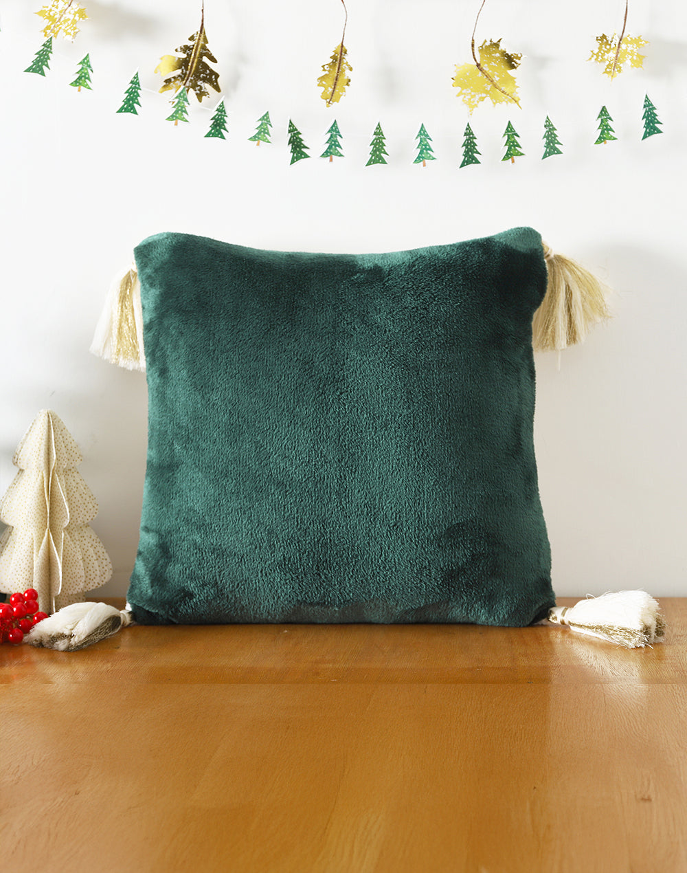 CUSHION COVER Embroidery SNOW WHITE