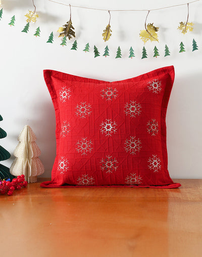 CUSHION COVER Embroidery GOLDY FLAKES
