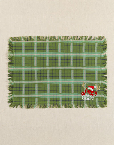 PLACE MAT Set of 6 MERRY CHRISTMAS