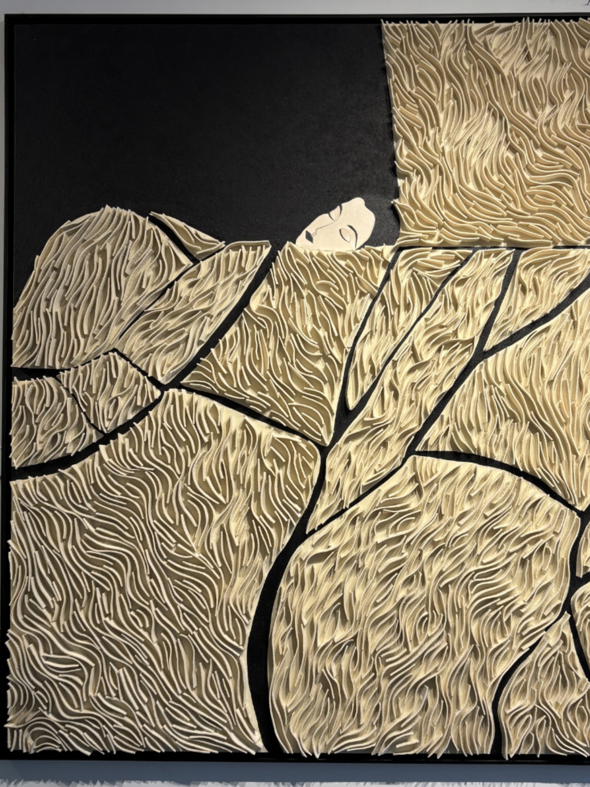Still Dreams Wool Artwork for Luxury Contemporary Interiors