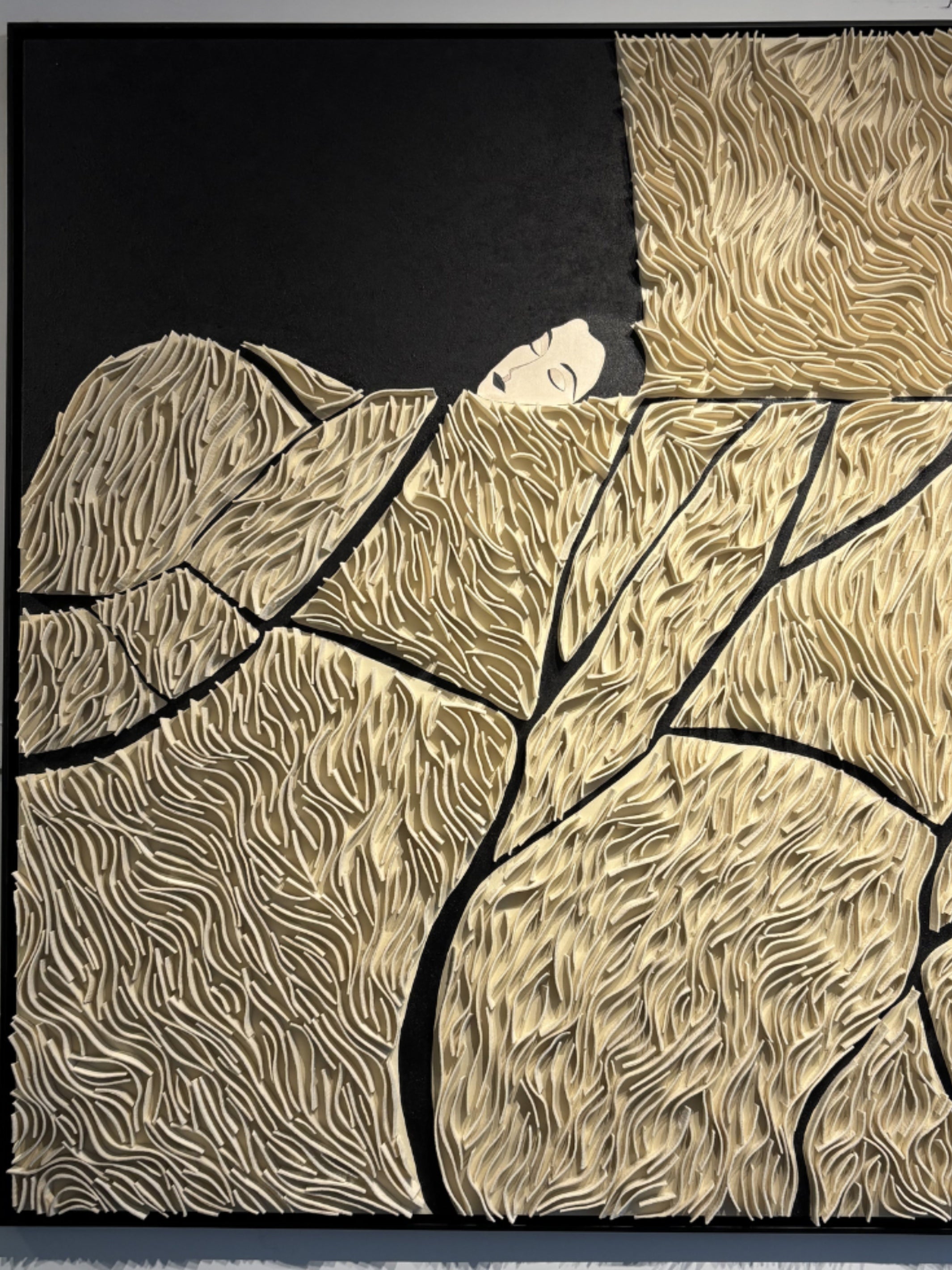Still Dreams Wool Artwork for Luxury Contemporary Interiors