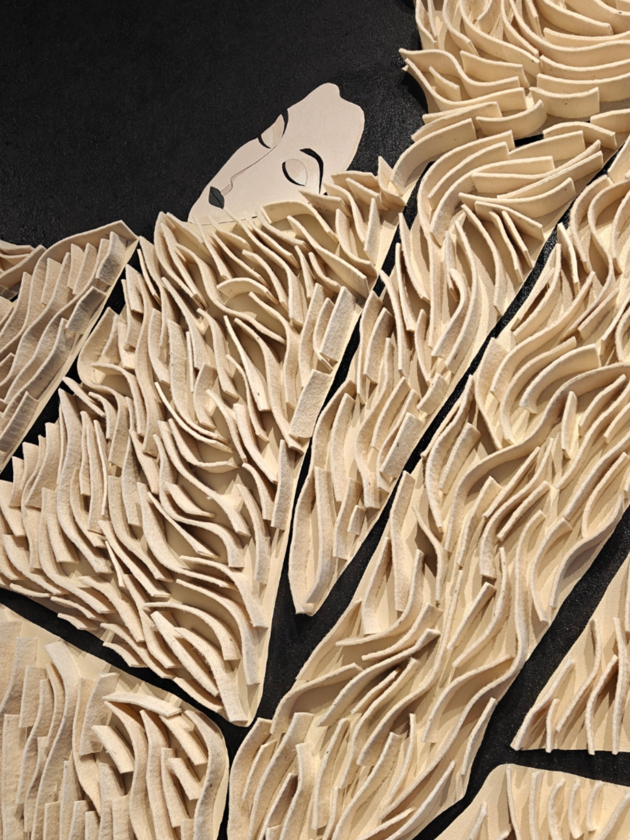 Still Dreams Wool Artwork for Luxury Contemporary Interiors