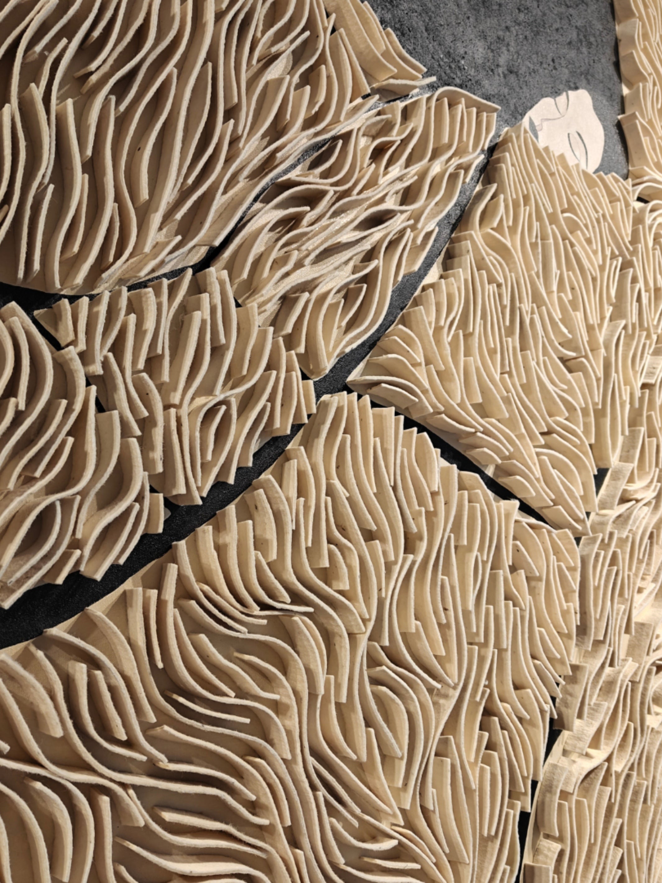 Still Dreams Wool Artwork for Luxury Contemporary Interiors