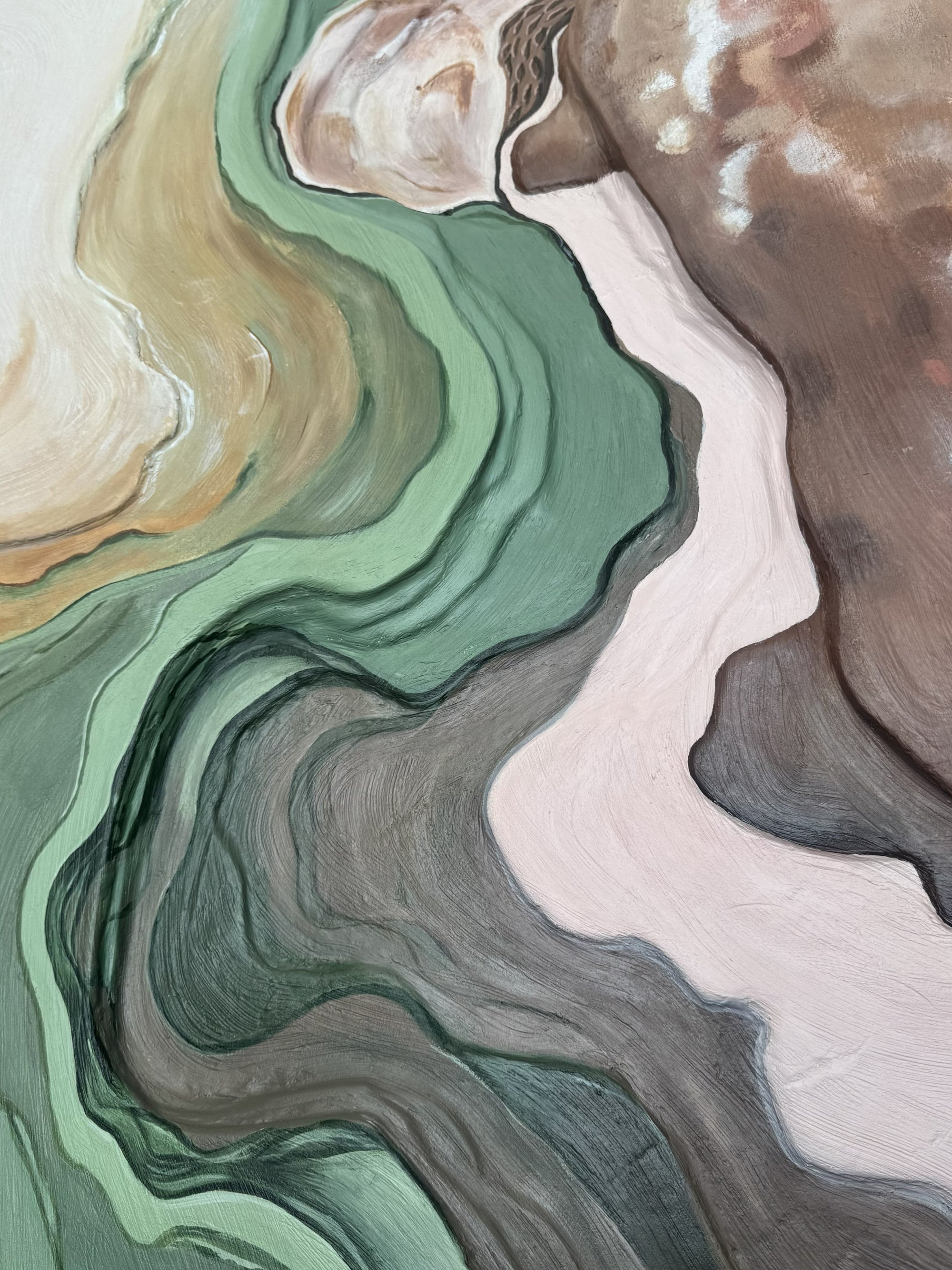 Whispers of the Valley Modern Artwork