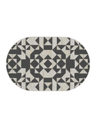 Inlay Jordan Oval Shape Coffee Table - Kingsley