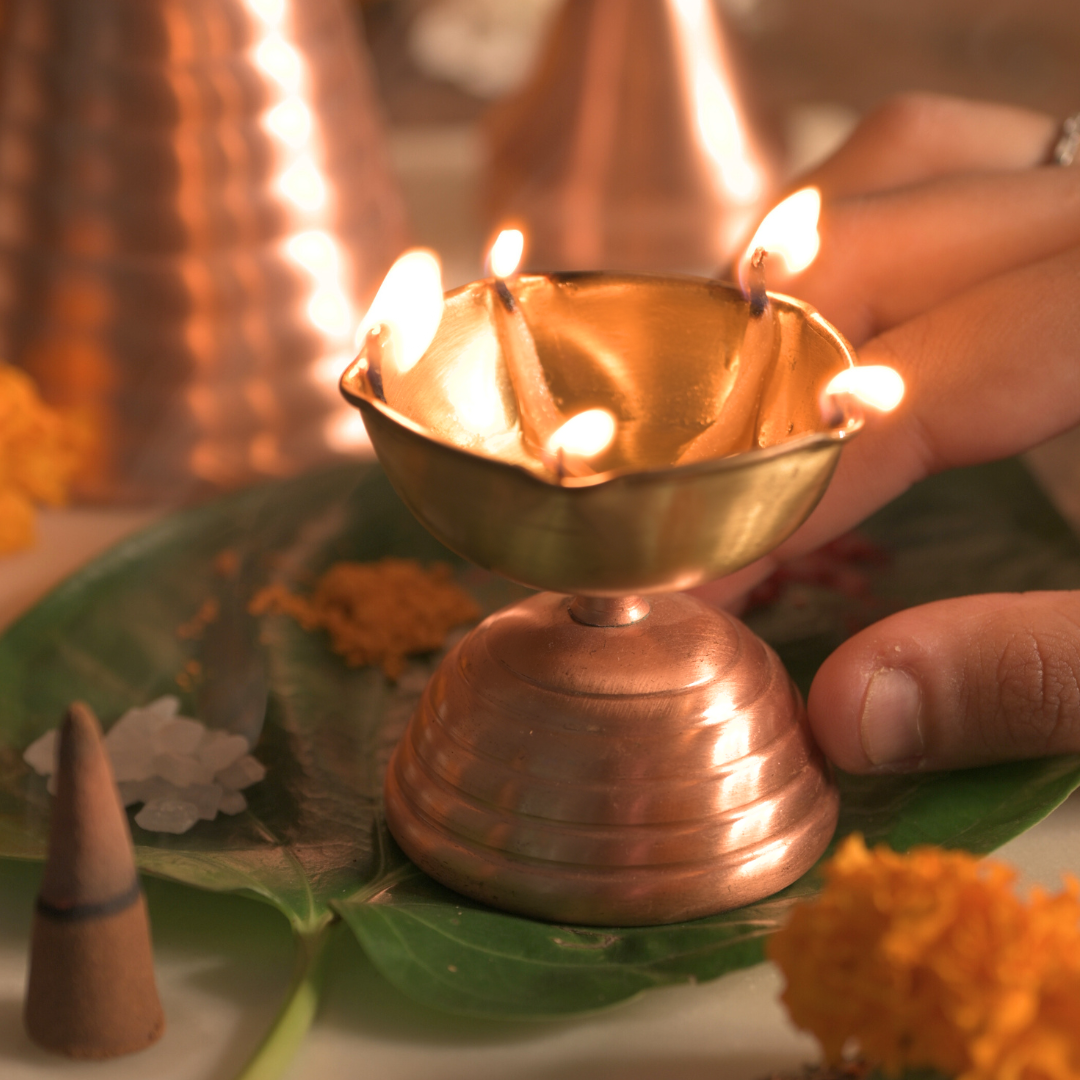 Muun Brass & Copper Diya