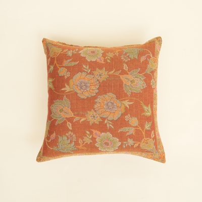 The Earth Collection- Floral Rust Cushion Cover Set