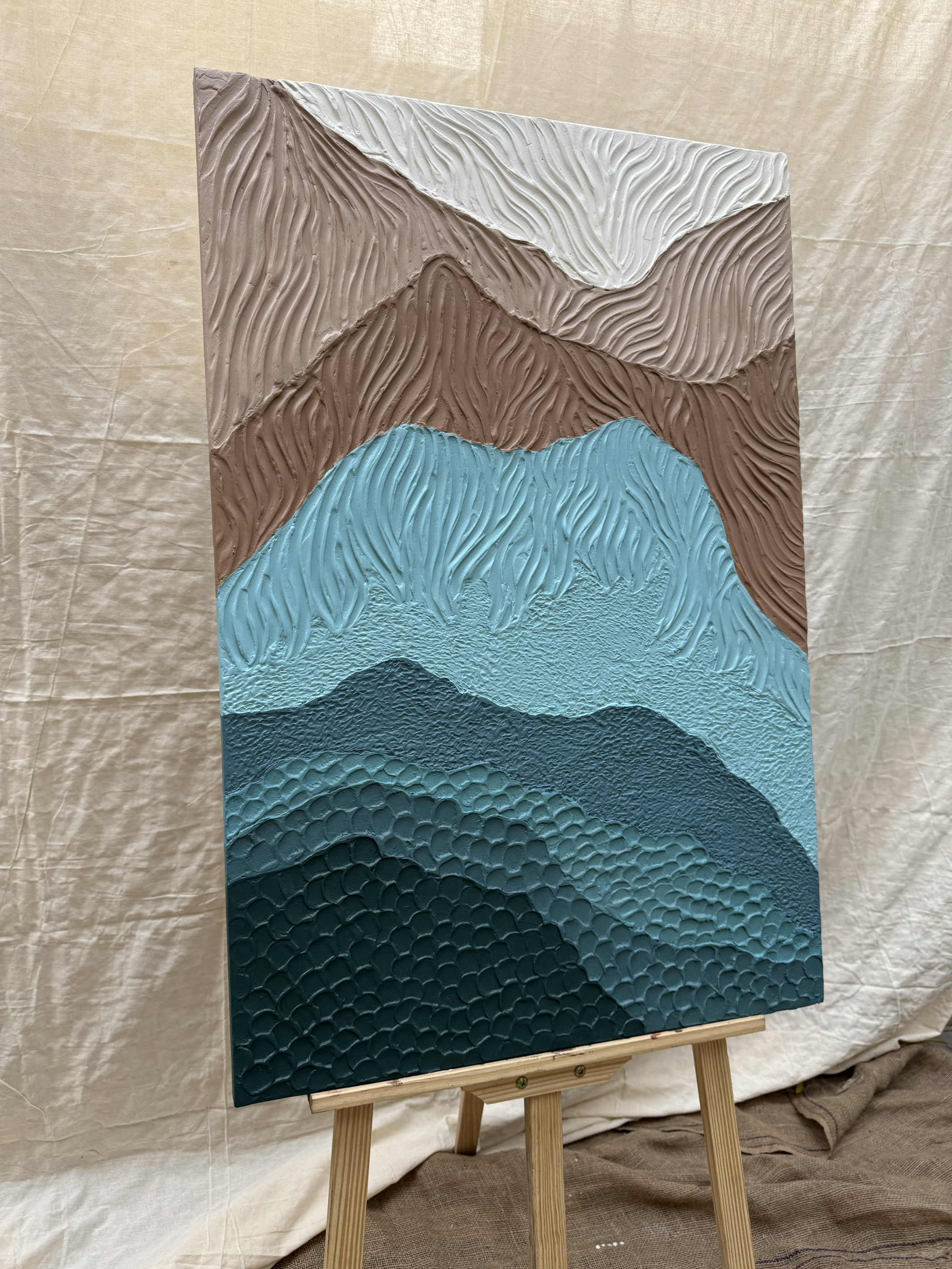 Layered Landscape Abstract Wall Art III