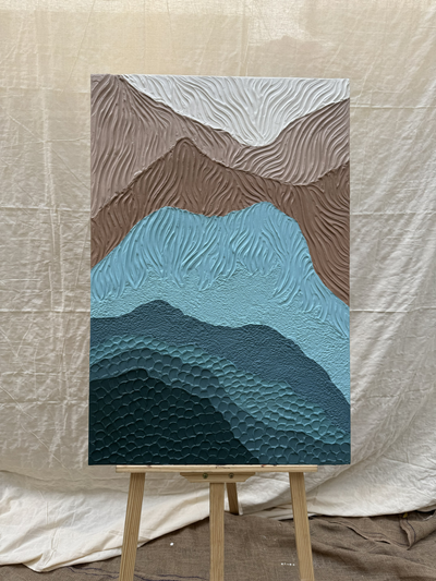 Layered Landscape Abstract Wall Art III