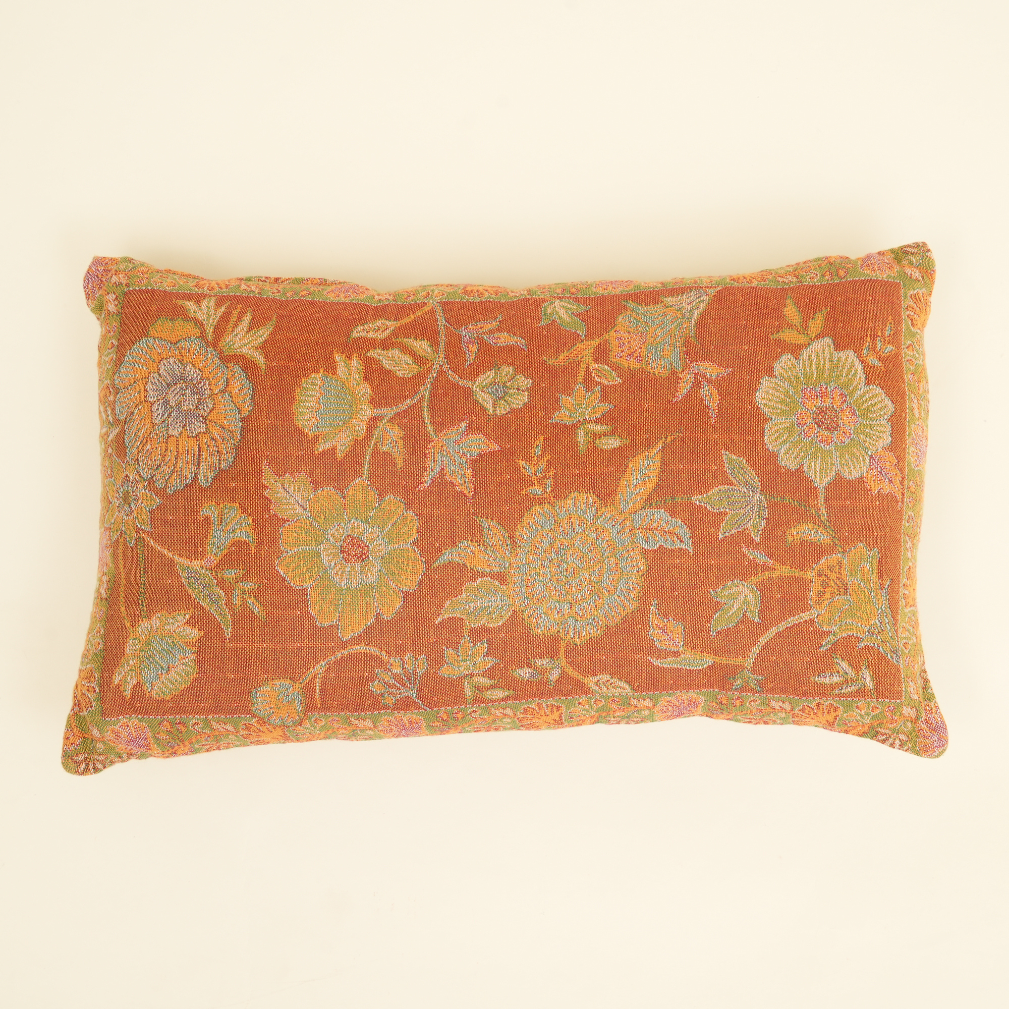 The Earth Collection- Floral Rust Cushion Cover Set
