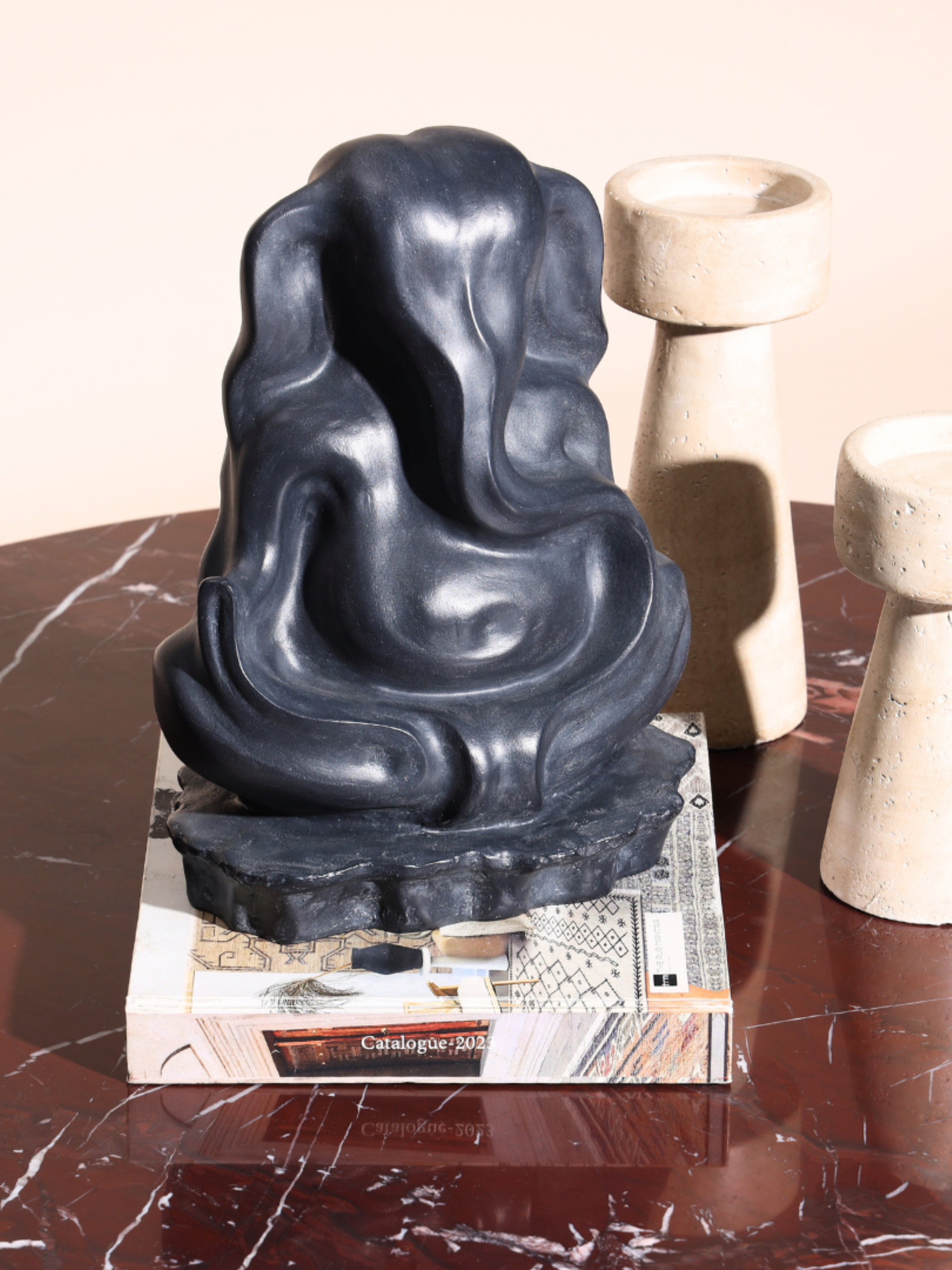 Ganesha Figurine - Charcaol