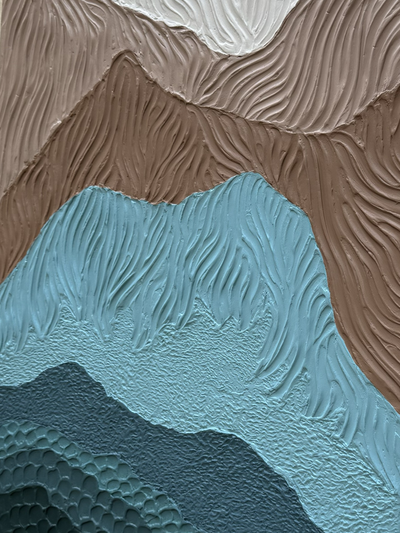 Layered Landscape Abstract Wall Art III