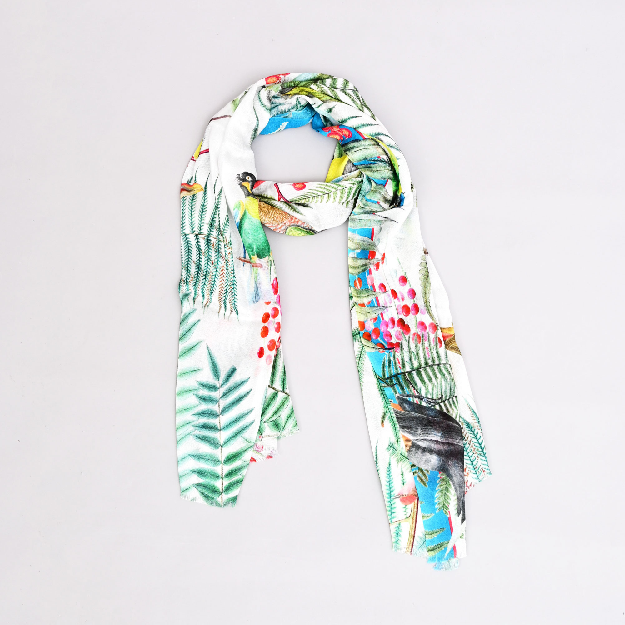 Tropical Symphony Bamboo Modal Stole