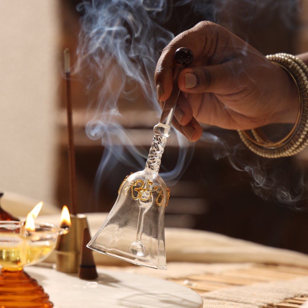 Muun Gift Box - Tall Diya + Glass Bell + Kalash Collection