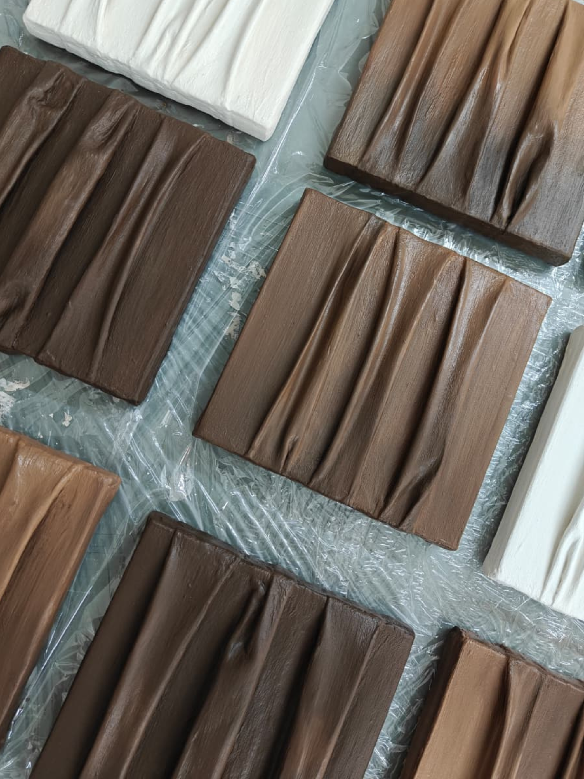 Luxe Draped Abstract Plaster Art for Home decor