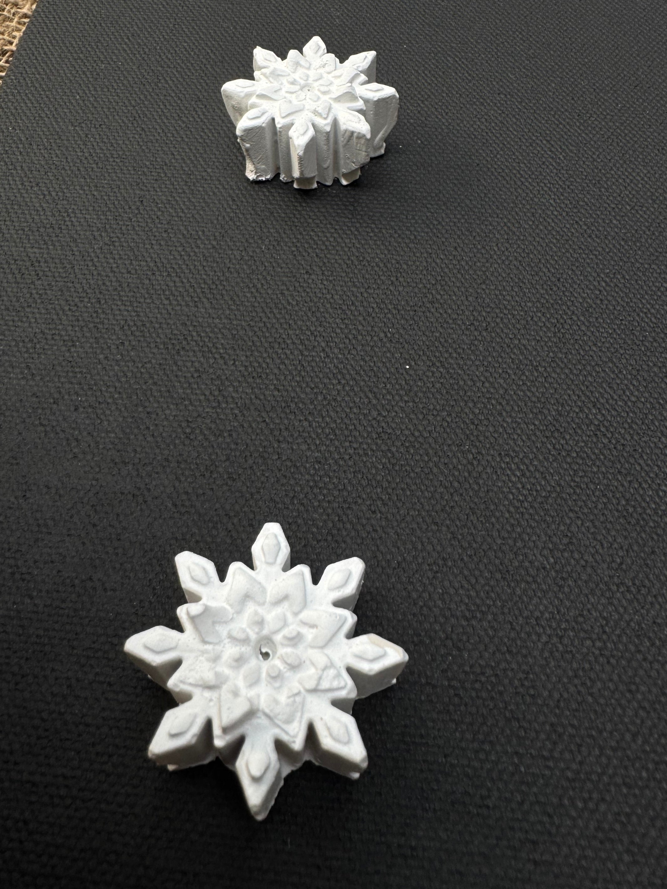 Frost Grid Modern Christmas Artwork for Wall Decoration