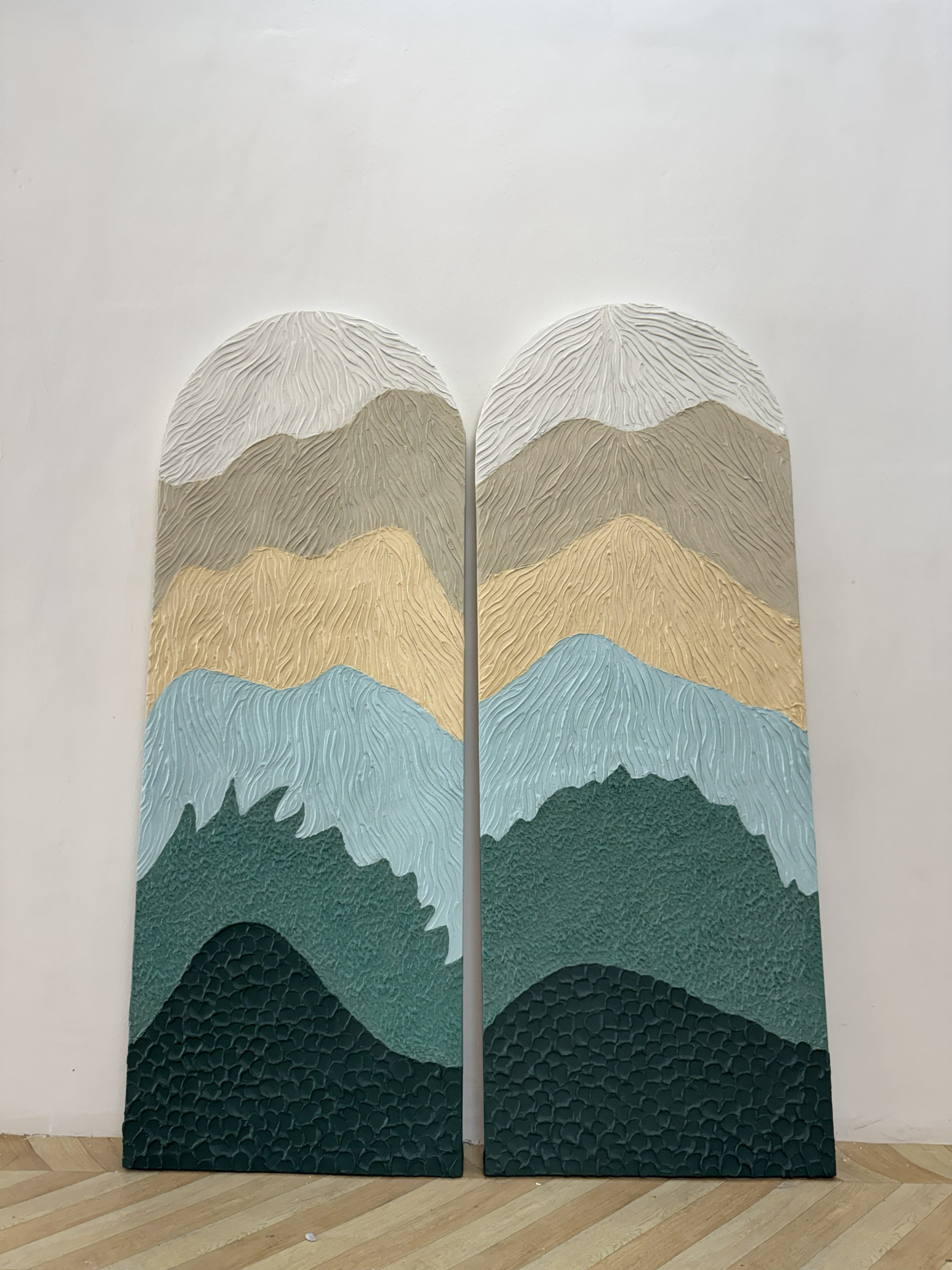 Layered Landscape IV Abstract Wall Art