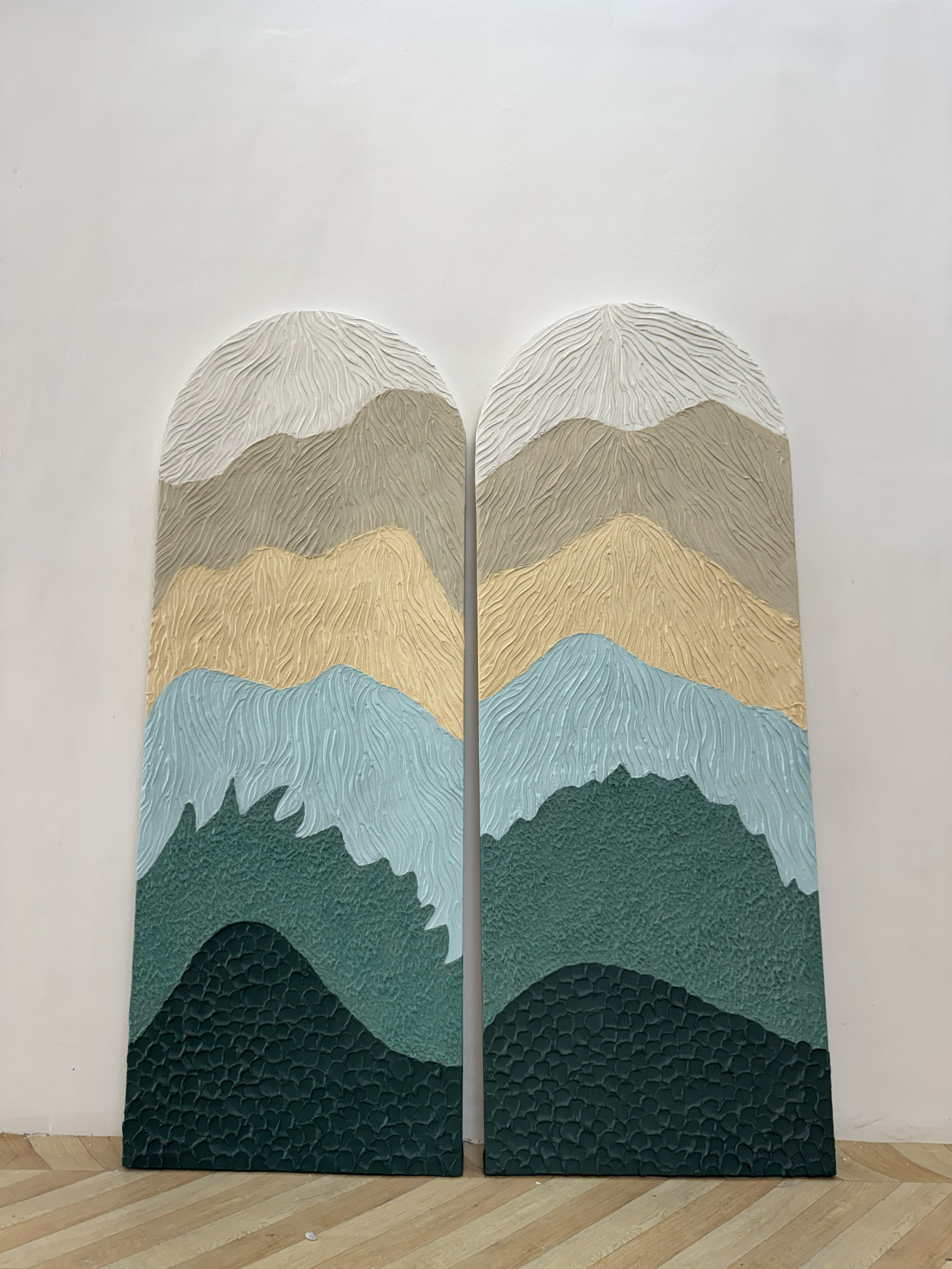 Layered Landscape IV Abstract Wall Art