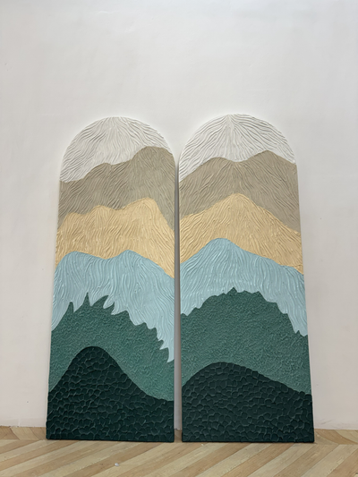 Layered Landscape IV Abstract Wall Art