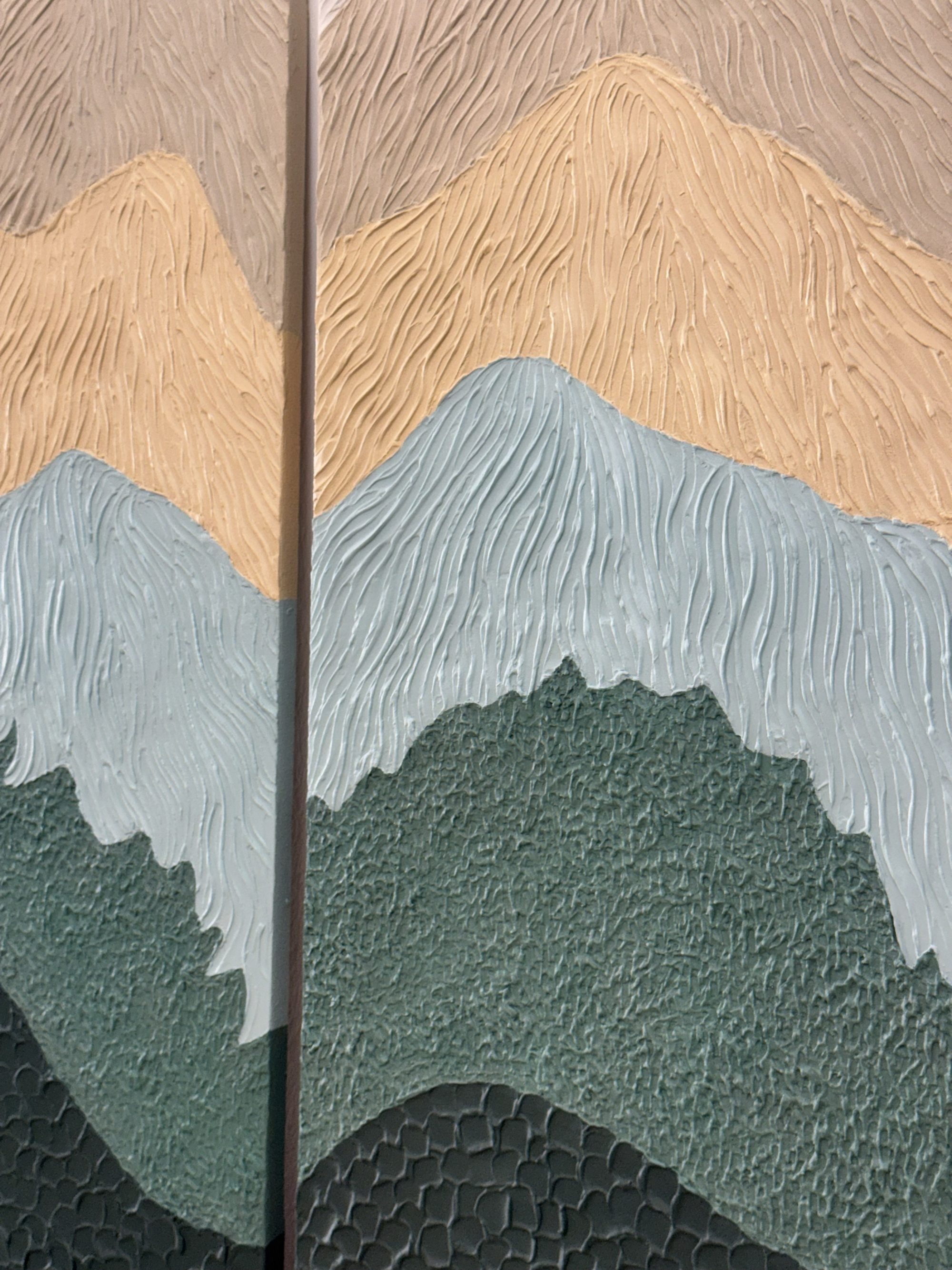 Layered Landscape IV Abstract Wall Art